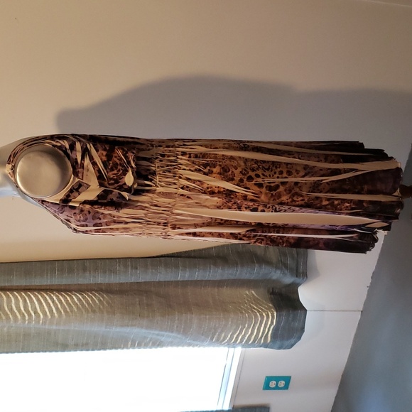 one world live and let live Summer Dress with Cut Out Sleeves Embellished Bodice - Picture 4 of 8